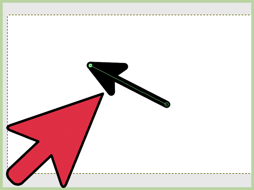 1024x768 how to draw an arrow in gimp steps