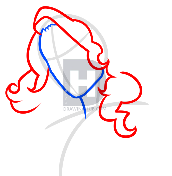 668x685 How To Draw A Ginger, Step