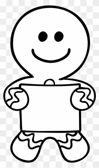 320x541 How To Draw Gingerbread Man