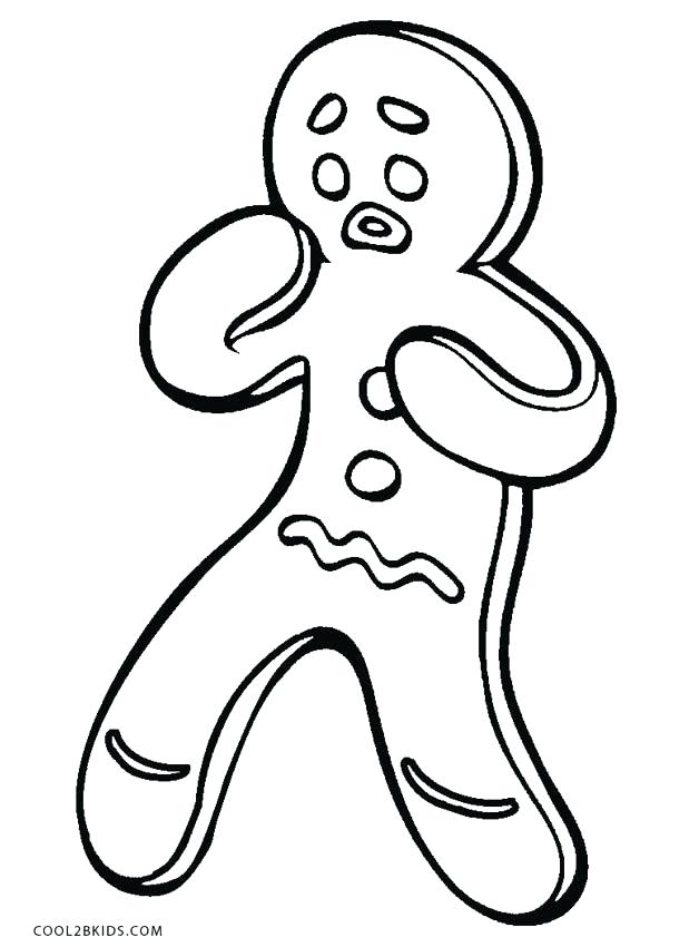 628x850 Coloring Pages Gingerbread Man Gingerbread Men Drawing At Free