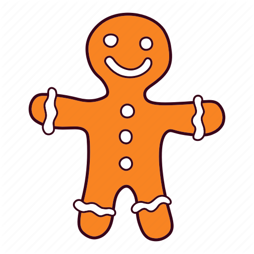 512x512 Drawing Candy Gingerbread Man Transparent Png Clipart Free