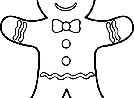 440x320 Ginger Bread Man Drawing At Getdrawings Com Free For Personal Use