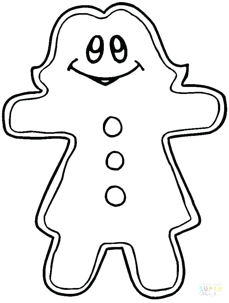 750x990 Outline Of Gingerbread Man Image Ginger Bread Printable Outline