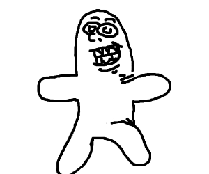 300x250 Retarded Gingerbread Man