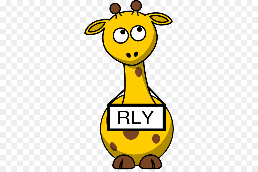 900x600 Giraffe, Cartoon, Drawing, Transparent Png Image Clipart Free