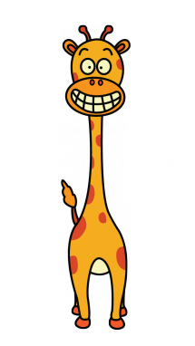 215x382 Collection Of Free Drawing Giraffes Cartoon Download On Ui Ex