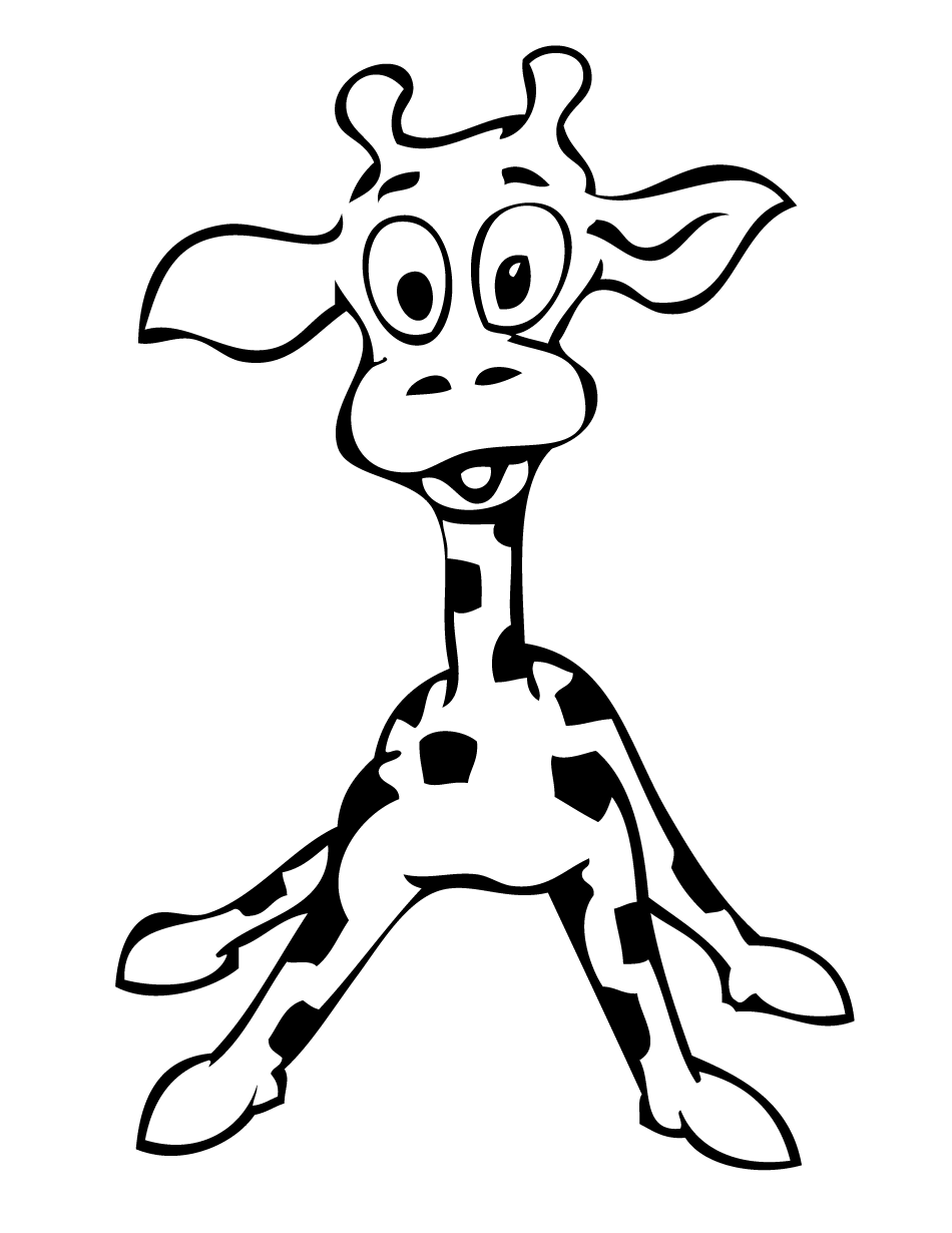 950x1230 Giraffe Drawing Cliparts