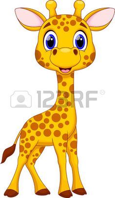 236x406 Cartoon Giraffe Machine Embroidery
