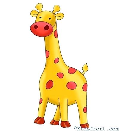 400x440 Easy To Draw Giraffes Giraffe Pictures For Kids How To Draw