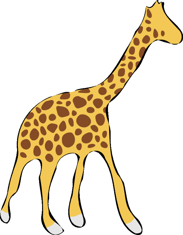622x800 Giraffe Outline Clip Art Best Of How To Draw A Giraffe Orry