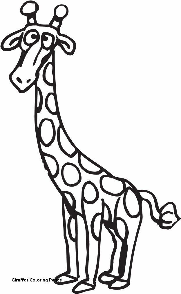 624x1010 Giraffe Outline Simple Giraffe Outline