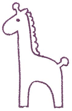 236x362 Giraffe Clipart Outline