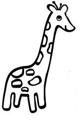 171x248 Outline Giraffe Cliparts Free Download Clip Art