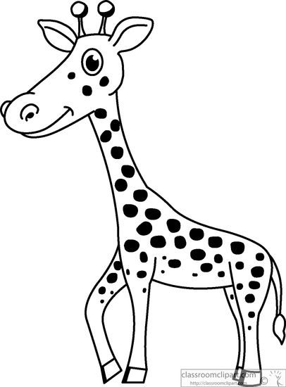 406x550 Animals Black And White Outline Clipart