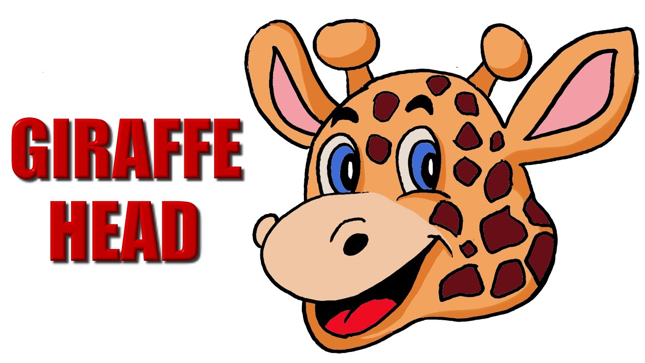 1280x720 How To Draw A Giraffe Head