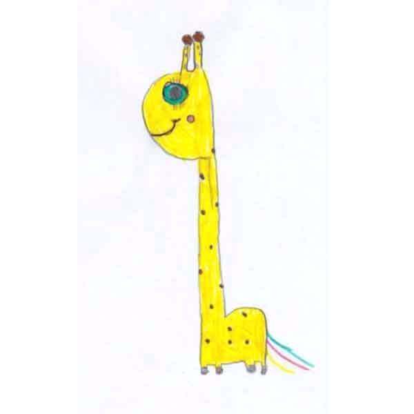 600x600 Giraffe Kids Drawing How To Draw A Giraffe Step Architects Near