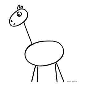 275x283 How To Draw A Stick Giraffe