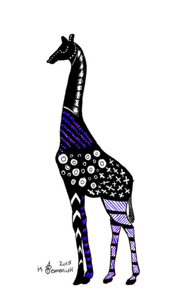 400x600 Giraffe Drawings Fine Art America