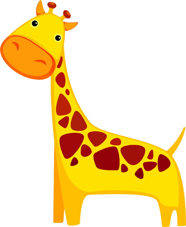 615x750 Giraffe Drawing Cartoon Cc0