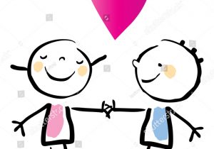 300x210 Draw Cartoon Boy And Girl Holding Hands Drawing Of A Girl And Boy