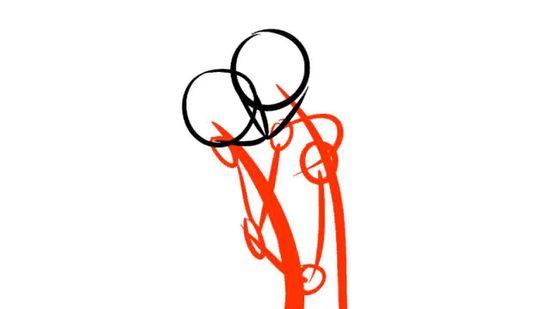 550x309 How To Draw People Kissing