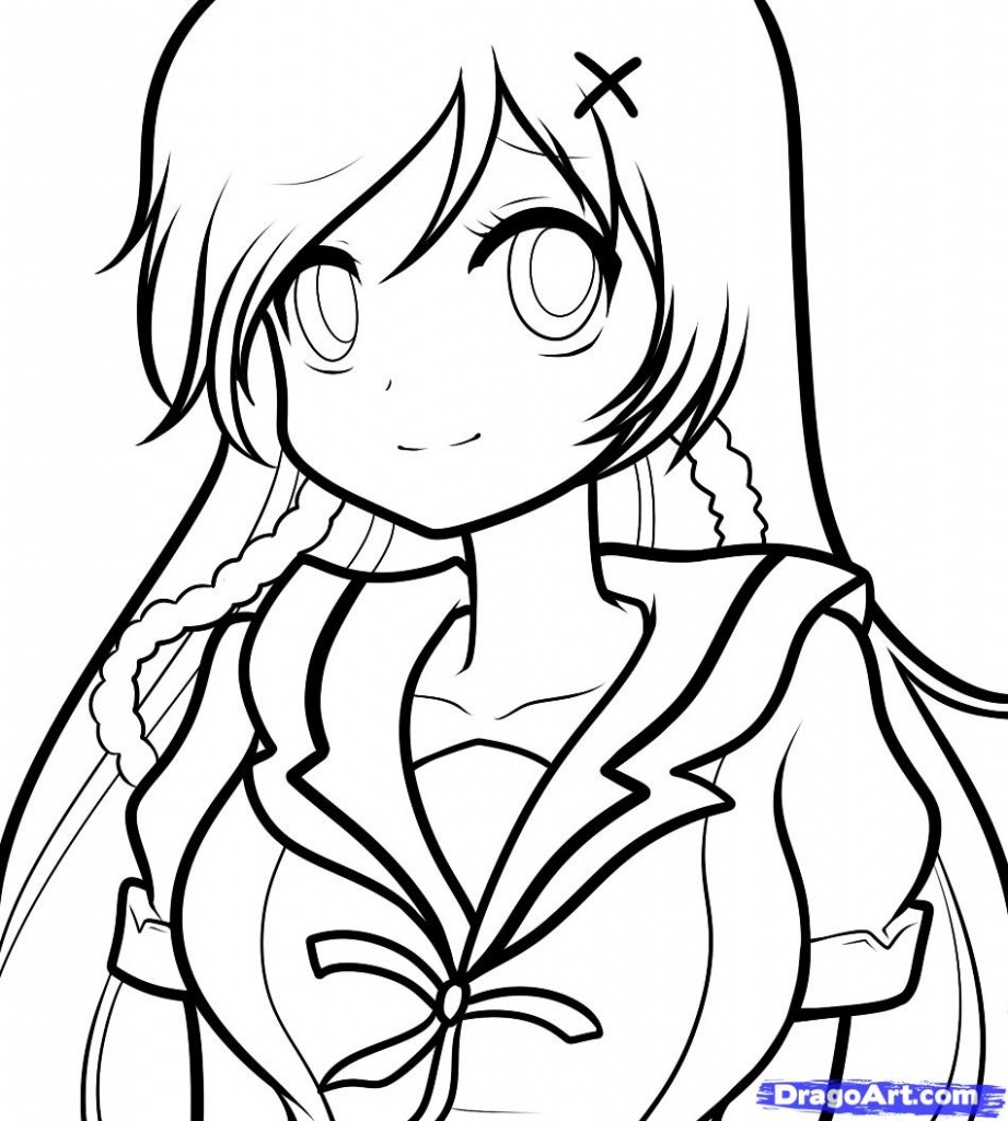 921x1024 Drawing Easy Crying Angel Girl