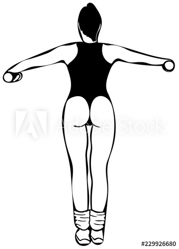 360x500 Workout Girl Back