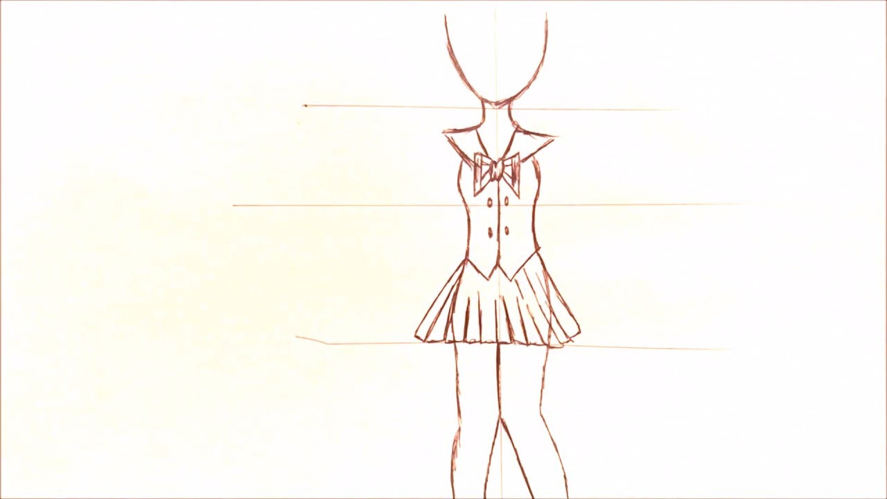 1280x720 How To Draw Anime Body Step