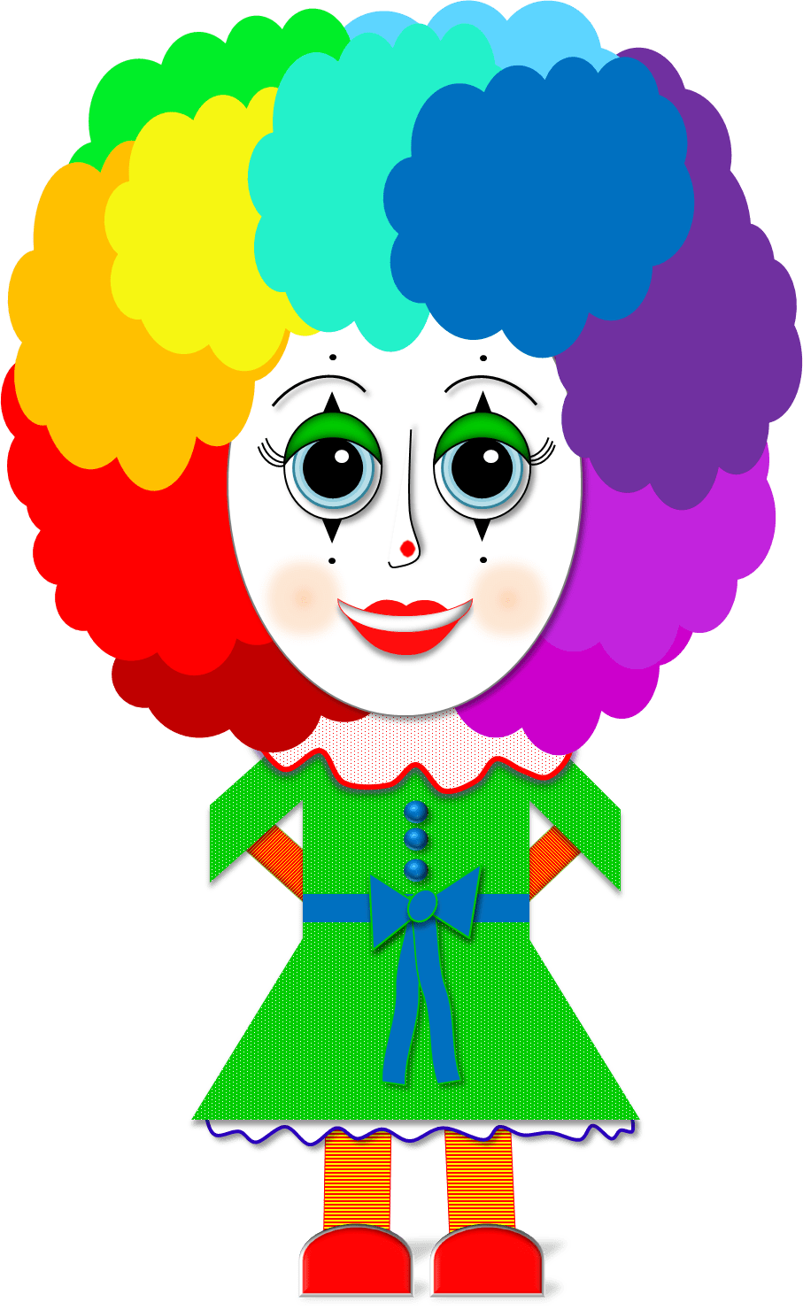 907x1480 Draw A Funky And Fun Clown House Kindergarten Nation