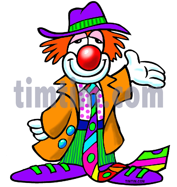 609x643 Free Drawing Of Circus Clown From The Category Movies Magic
