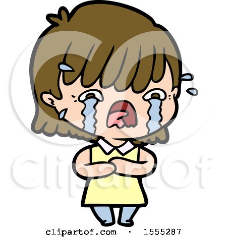 450x470 Cartoon Girl Crying