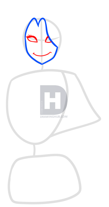 379x720 How To Draw An Anime Girl Body, Step