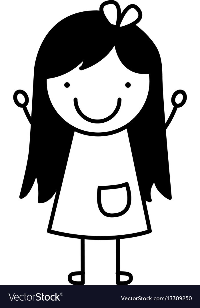 700x1080 For Little Girl Drawing