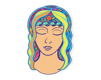 340x270 Dreaming Sticker Etsy