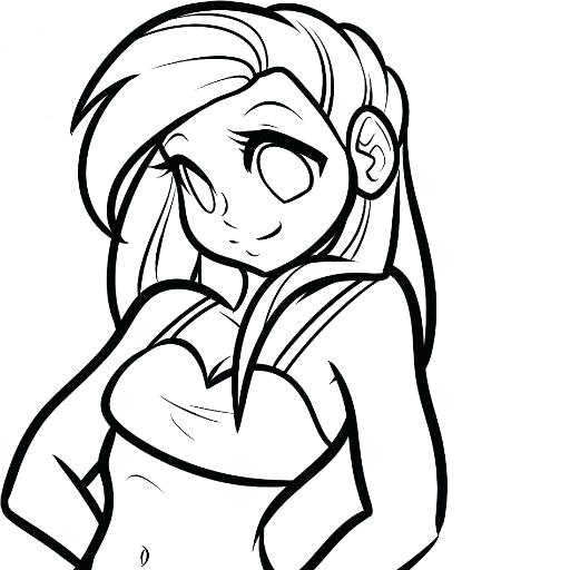 512x512 Easy Drawings Of People Kissing How To Draw An Anime Girl Web