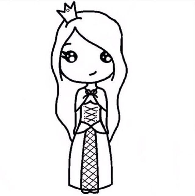 640x644 Kawaii Drawings Easy Drawings Girls Templates