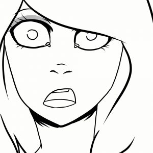 300x300 How To Draw A Cartoon Girl Best Face Drawing Cartoon Drawings