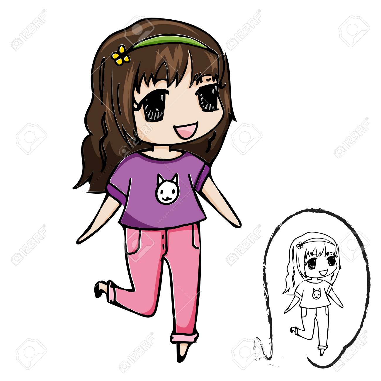 1300x1300 Drawing Cute Girl Art Tumblr Faces Of A Easy With Glasses Cartoon