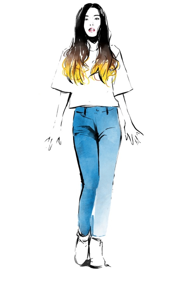 595x920 Seulgi Fashion Illustration, An Art Print