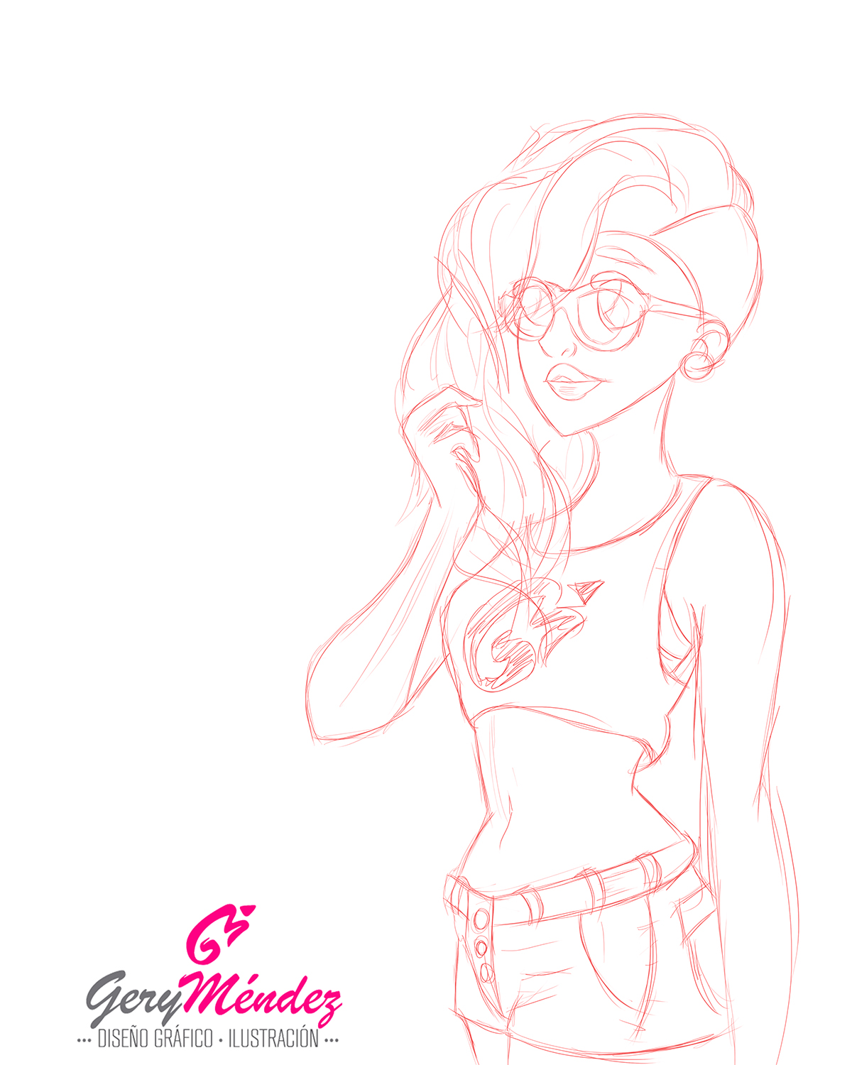 1200x1500 Style Tattooed Girl On Behance