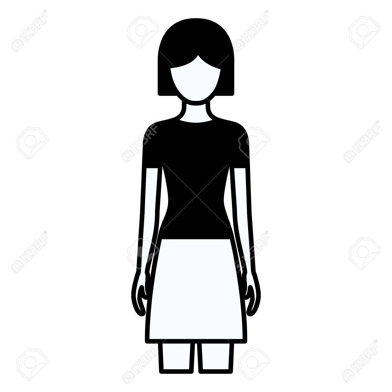 1300x1300 Silhouette Of A Girl Full Body