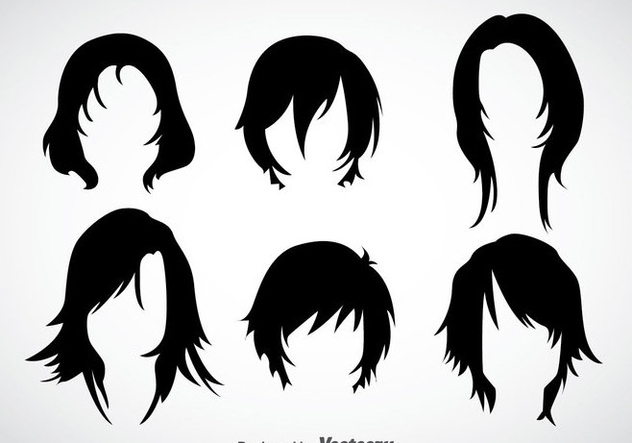 632x443 Girl Hairstyles Vector Sets Free Vector Download Cannypic