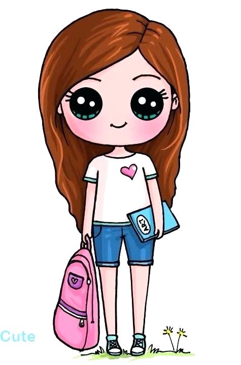 475x720 Drawing Of Girl