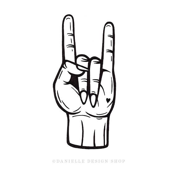 570x569 Girl Gang Hand Drawn Print