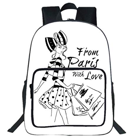 466x466 iprint large casual backpack,paris,from paris