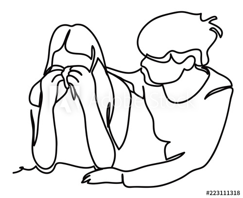 500x408 Girl Trying To Comfort And Encourage To Her Sad Best Friend