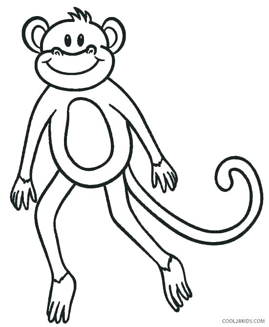 551x670 Monkey Coloring