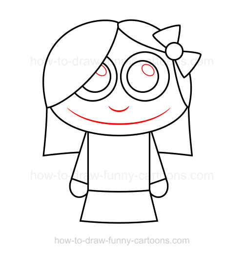 500x522 How To Draw A Girl