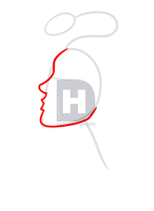 525x720 Snake Girl Drawing Lesson, Step