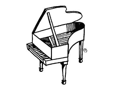 390x300 Free Piano Clipart Pictures